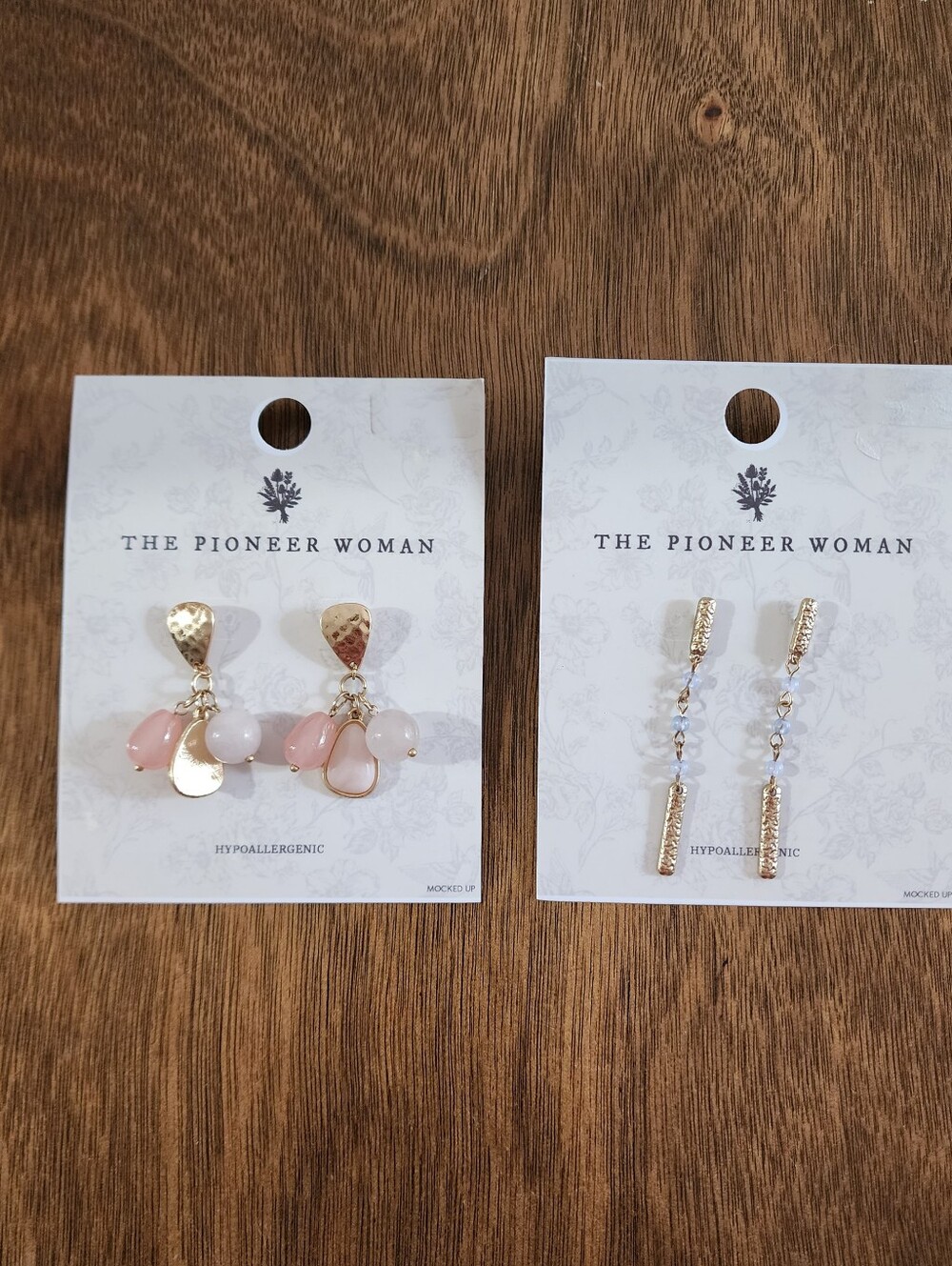 Bundle Of 2 The Pioneer Women Earrings Gold Teardrop